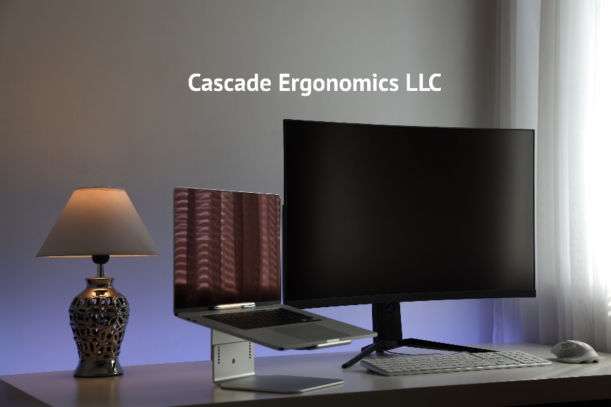 A computer on a desk Description automatically generated with low confidence