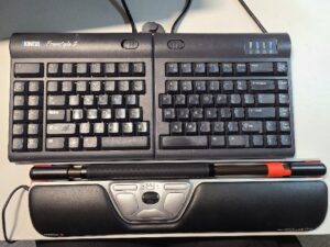 A picture containing computer, keyboard, electronics, typewriter Description automatically generated