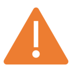 Warning with solid fill